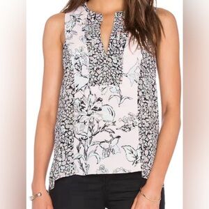 Bcbgmaxazria Vicky sleeveless floral top size small